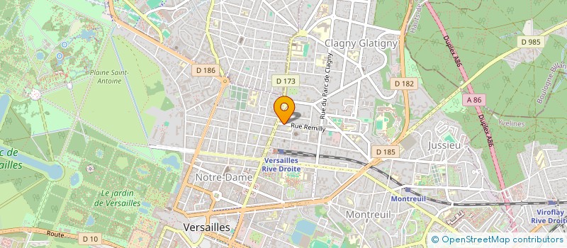 localisation de l'entreprise SCI DU 3 RUE REMILLY à VERSAILLES