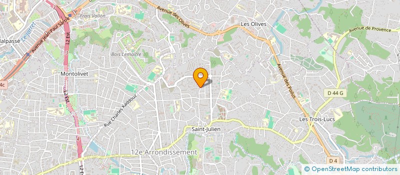 localisation de l'entreprise SCI DU 3 RUE TRUGUET à MARSEILLE
