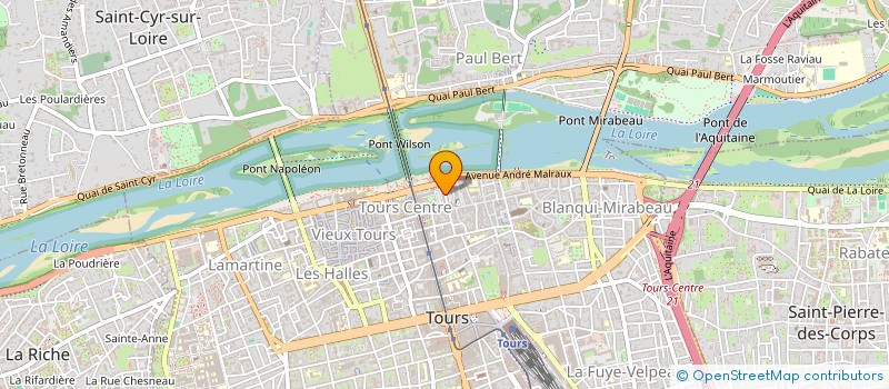 localisation de l'entreprise SCI DU 3 RUE VOLTAIRE  TOURS