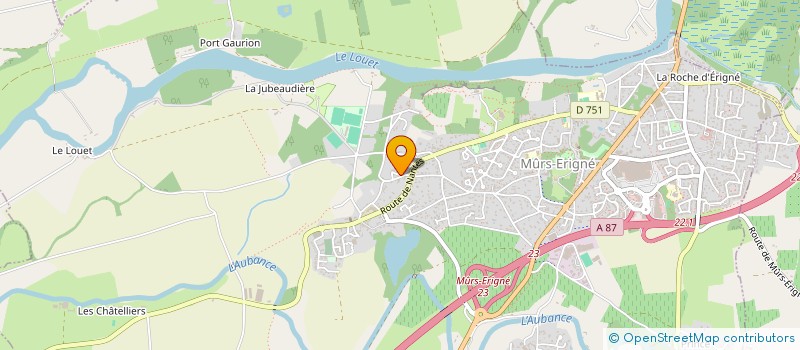 localisation de l'entreprise SCI DU 3 RUELLE DU COTEAU  MURS-ERIGNE