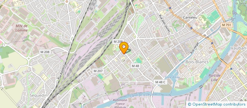 localisation de l'entreprise SCI DU 3 SQUARE DUTHILLEUL à LILLE
