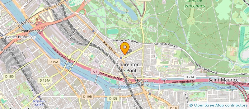 localisation de l'entreprise SCI DU 3 VILLA DES FLEURS  CHARENTON-LE-PONT