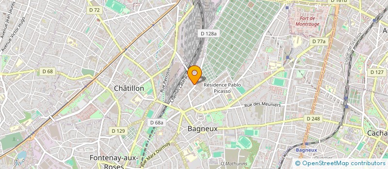 localisation de l'entreprise SCI DU 3 VOIE DES SUISSES à BAGNEUX