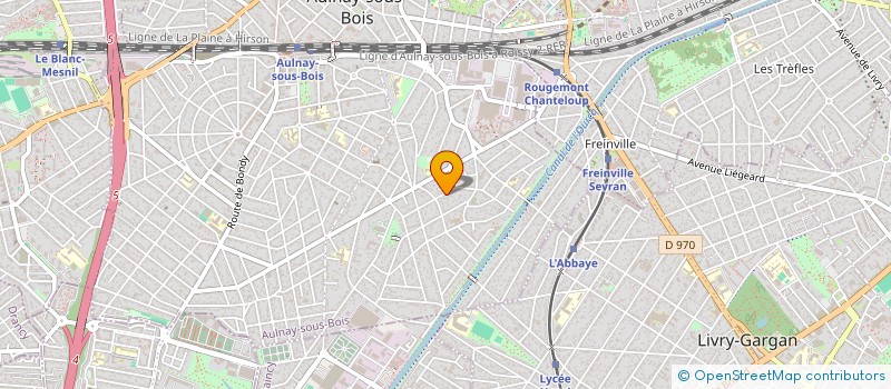 localisation de l'entreprise SCI DU 30 AV BERTHOLET A AULNAY à AULNAY-SOUS-BOIS