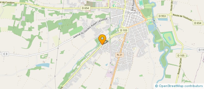 localisation de l'entreprise SCI DU 30 AVENUE DE LA COTE D'ARGENT  FLEURANCE