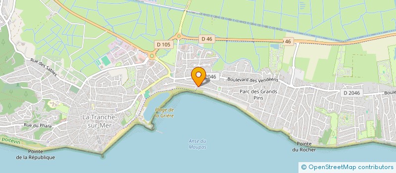localisation de l'entreprise SCI DU 30 AVENUE DES TULIPES à LA TRANCHE-SUR-MER