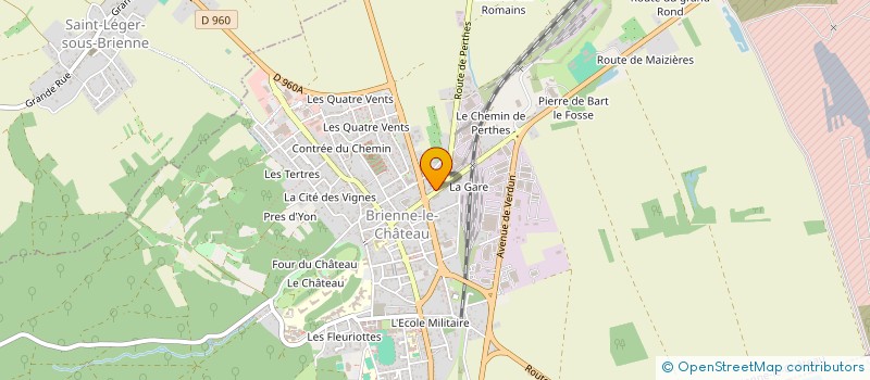 localisation de l'entreprise SCI DU 30 AVENUE PASTEUR  BRIENNE-LE-CHATEAU