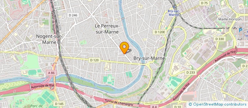 localisation de l'entreprise SCI DU 30 BIS AV GENERAL DE GAULLE  LE PERREUX-SUR-MARNE