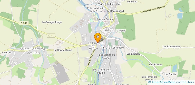 localisation de l'entreprise SCI DU 30 FAUBOURG DU PUYRAULT à SAINTE-GENEVIEVE-DES-BOIS