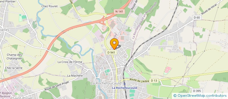 localisation de l'entreprise SCI DU 30 GRAND RUE  LA ROCHEFOUCAULD-EN-ANGOUMOIS