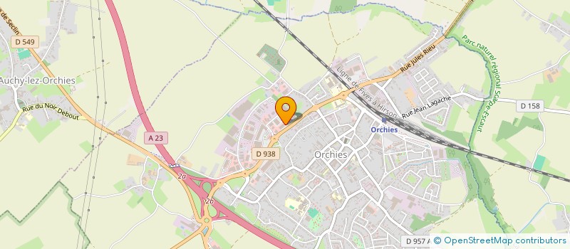 localisation de l'entreprise SCI DU 30 JUIN  ORCHIES