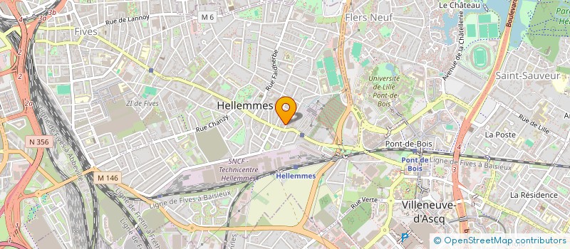 localisation de l'entreprise SCI DU 30 MARTYRS  LILLE