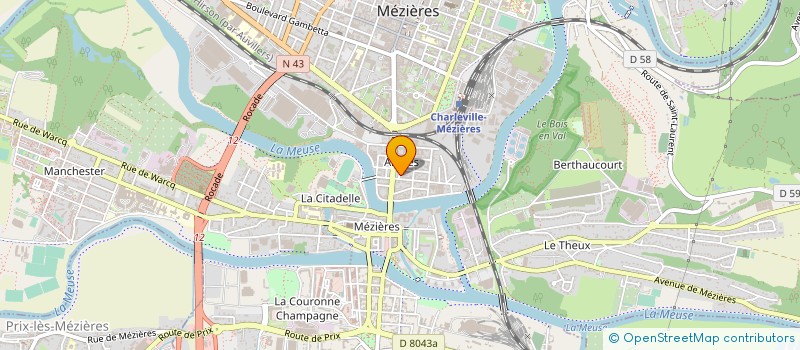 localisation de l'entreprise SCI DU 30 PLACE D ARCHES à CHARLEVILLE-MEZIERES