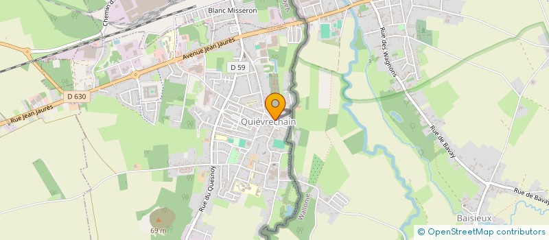 localisation de l'entreprise SCI DU 30 PLACE ROGER SALENGRO  QUIEVRECHAIN