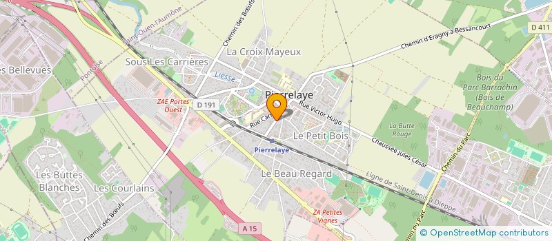 localisation de l'entreprise SCI DU 30 R GEORGES BOUCHER  PIERRELAYE