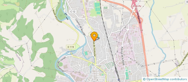localisation de l'entreprise SCI DU 30 ROUTE DE TOULOUSE à PAMIERS