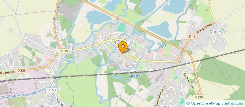 localisation de l'entreprise SCI DU 30 RUE DE LA REPUBLIQUE à LA FERE