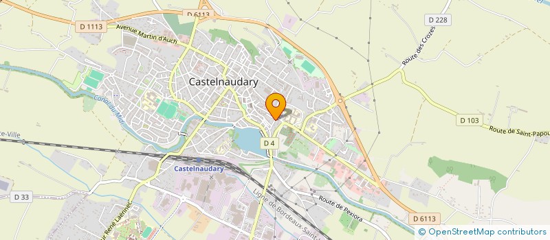 localisation de l'entreprise SCI DU 30 RUE DES BATAILLERIES  CASTELNAUDARY