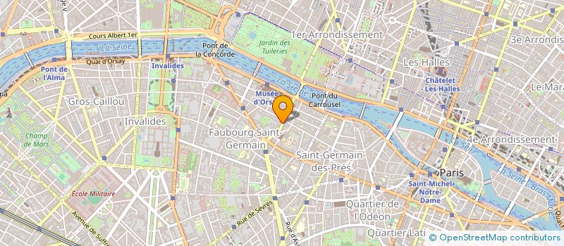 localisation de l'entreprise SCI DU 30 RUE DU BAC  PARIS