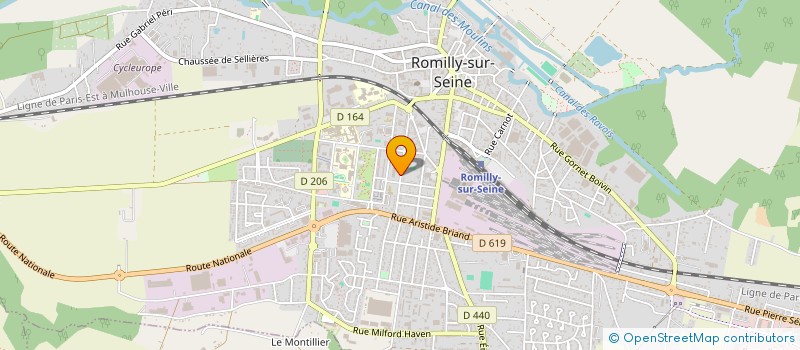localisation de l'entreprise SCI DU 30 RUE FELIX FAURE à ROMILLY-SUR-SEINE