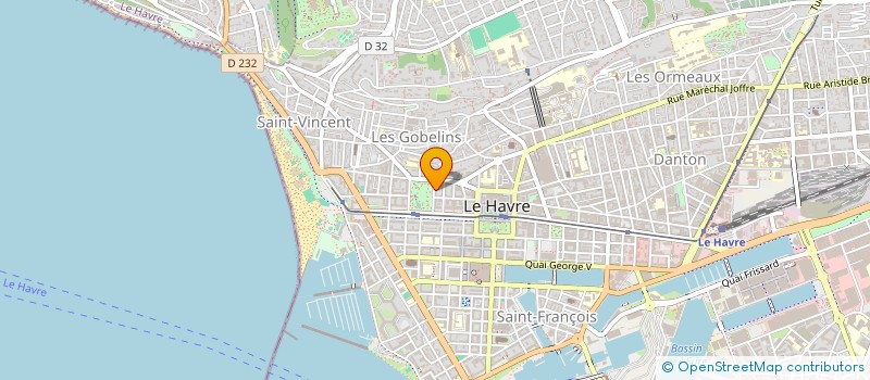 localisation de l'entreprise SCI DU 30 RUE RAOUL DUFY  LE HAVRE