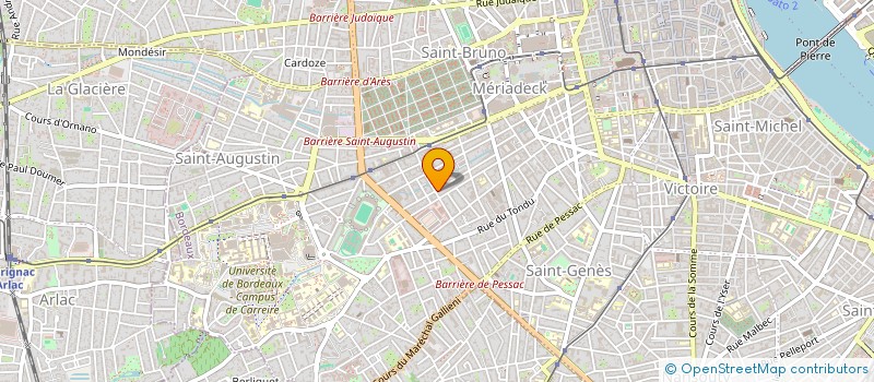 localisation de l'entreprise SCI DU 30 RUE SANCHE DE POMIERS  BORDEAUX