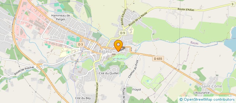 localisation de l'entreprise SCI DU 30 RUE TAILLADE  BAZAS