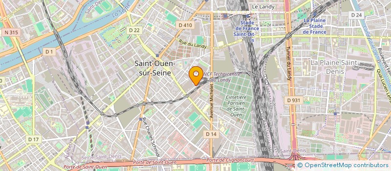 localisation de l'entreprise SCI DU 30 STALINGRAD à SAINT-OUEN-SUR-SEINE