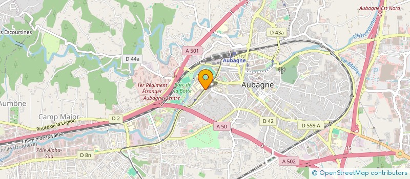 localisation de l'entreprise SCI DU 31 AVENUE DES GOUMS à AUBAGNE