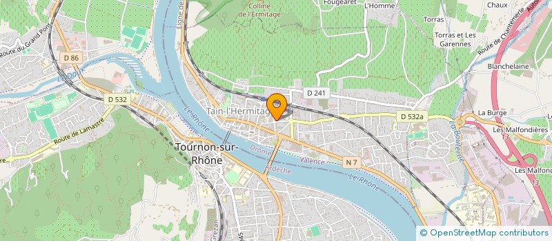 localisation de l'entreprise SCI DU 31 AVENUE JULES NADI  TAIN-L'HERMITAGE