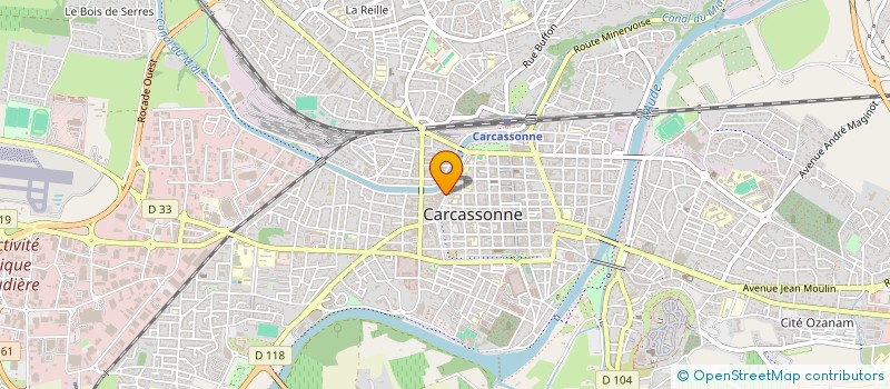 localisation de l'entreprise SCI DU 31 BOULEVARD DE VARSOVIE à CARCASSONNE