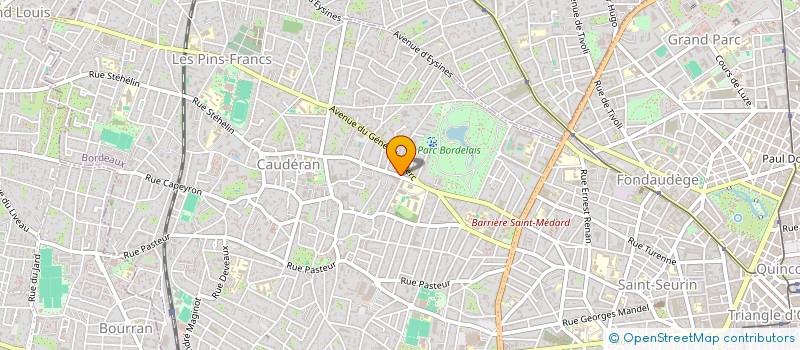 localisation de l'entreprise SCI DU 31 DESFOURNIEL  BORDEAUX