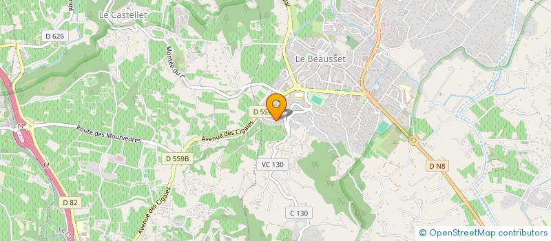 localisation de l'entreprise SCI DU 31 ET 33 BD DE MAILLANE à SAINT-CYR-SUR-MER