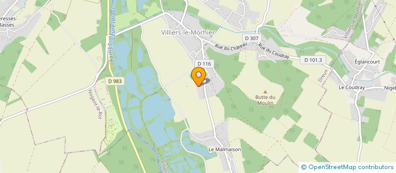 localisation de l'entreprise SCI DU 31 FAUBOURG VALMORIN à VILLIERS-LE-MORHIER