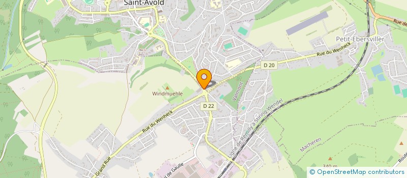 localisation de l'entreprise SCI DU 31 GRAND RUE A SARREINSMING  VALMONT