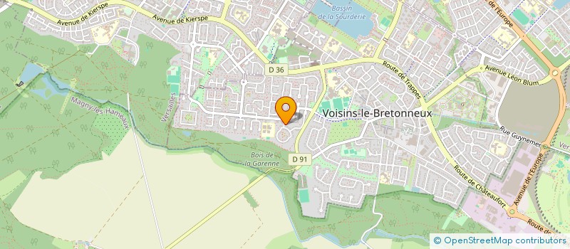 localisation de l'entreprise SCI DU 31 PLAN DE L'EGLISE  VOISINS-LE-BRETONNEUX