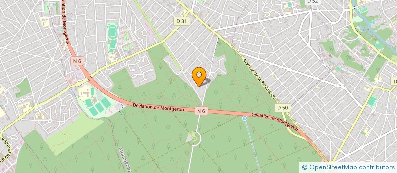 localisation de l'entreprise SCI DU 31 R DE PARIS à MONTGERON