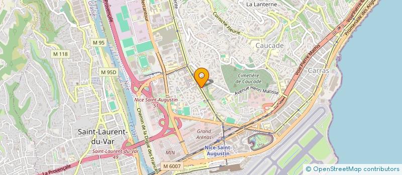 localisation de l'entreprise SCI DU 31 RUE BARLA à NICE