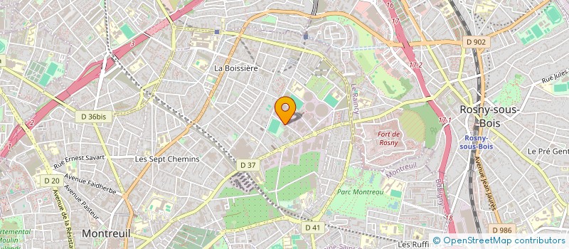 localisation de l'entreprise SCI DU 31 RUE BRULEFER à MONTREUIL