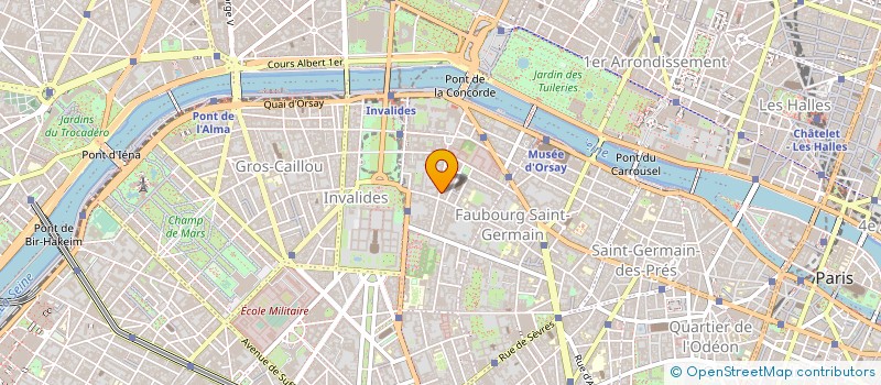 localisation de l'entreprise SCI DU 31 RUE DE BOURGOGNE à PARIS