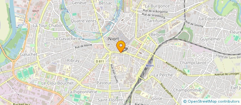localisation de l'entreprise SCI DU 31 RUE DU 24 FEVRIER à NIORT