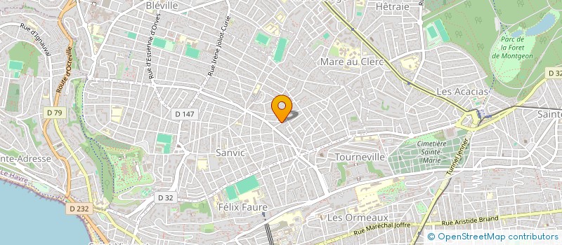 localisation de l'entreprise SCI DU 31 RUE  JACQUES à LE HAVRE