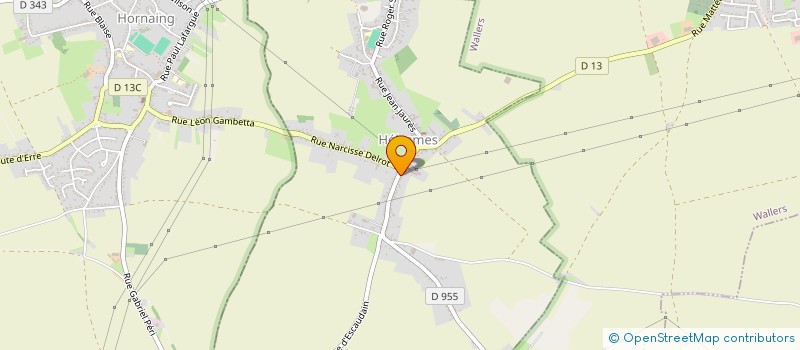 localisation de l'entreprise SCI DU 31 RUE JEAN JAURES  HORNAING