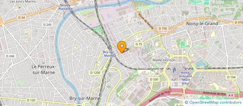 localisation de l'entreprise SCI DU 31 RUE LA BRUYERE à BRY-SUR-MARNE