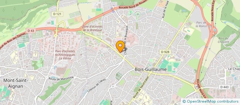localisation de l'entreprise SCI DU 31 RUE SAINT HILAIRE à BOIS-GUILLAUME