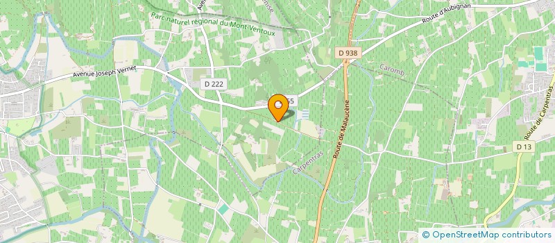 localisation de l'entreprise SCI DU 316  AUBIGNAN