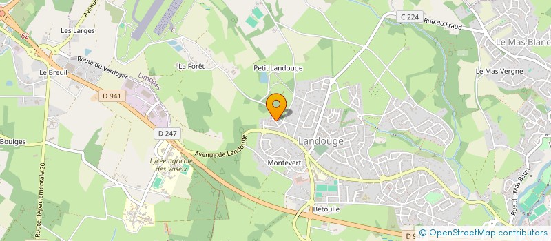 localisation de l'entreprise SCI DU 32 à LIMOGES