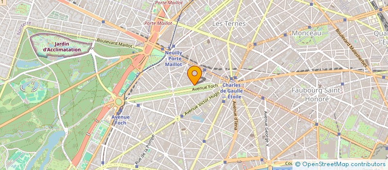 localisation de l'entreprise SCI DU 32 A FOCH  PARIS