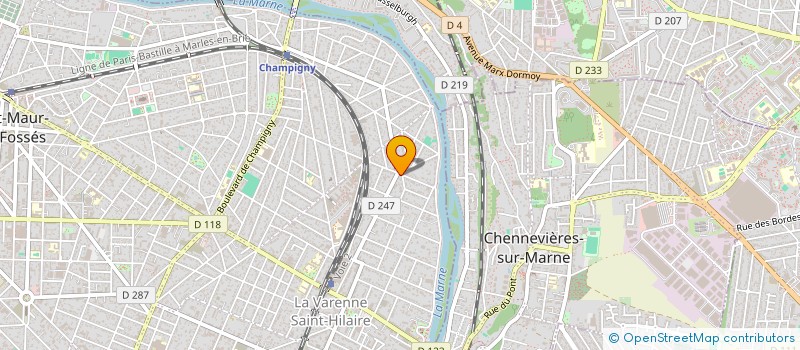 localisation de l'entreprise SCI DU 32 AV CHARLES PEGUY à SAINT-MAUR-DES-FOSSES