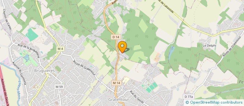 localisation de l'entreprise SCI DU 32 AVENUE DE FRONTON  CEPET